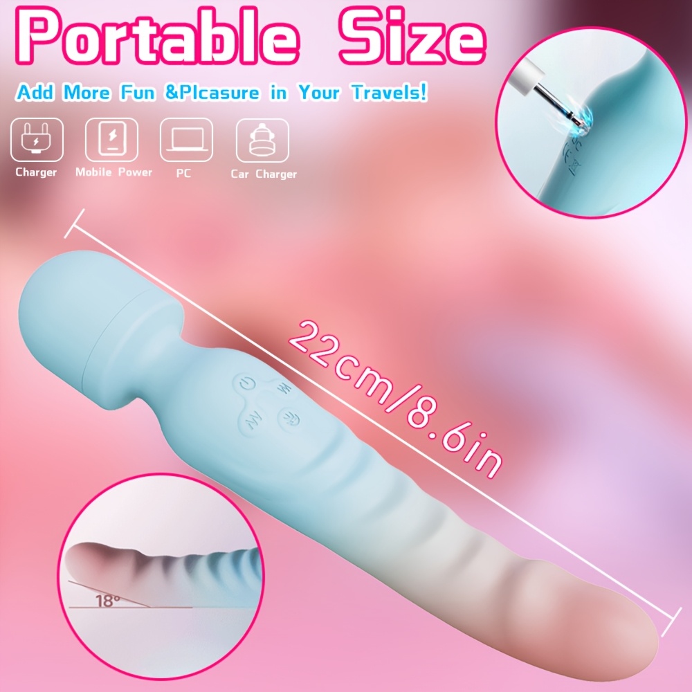 G-spot Vibrator Vibrator Set - Female Vibrator Sex Toys, Clitoral Stimulator Dildo with 7 Vibration Modes, Heated Wand Massager, Adult Sex Toys for Women and Couples - Image 3