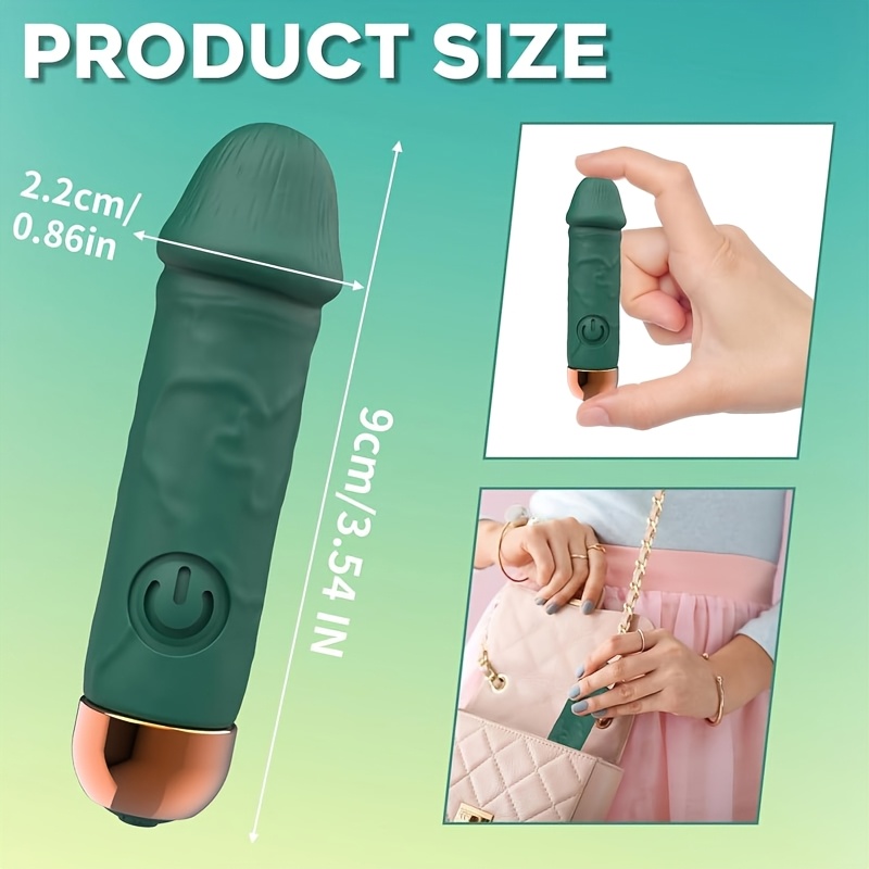 1pc bullet vibrator Rechargeable Mini Simulated dummy bullet vibrator, used for female masturbation and sexual flirting between couples, Dildo - Image 11