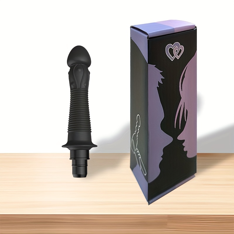 1pc Adult Sex Toy, Novelty Realistic Dildo, SM Series Toy, Female Adult Sex Toy, G-Spot Stimulation Toy, Couples' Intimacy Accessory, Fascia Gun Upgrade Attachment, Compatible with Multiple Popular Fascia Guns, 5 Styles Available, Black and Purple - Image 15