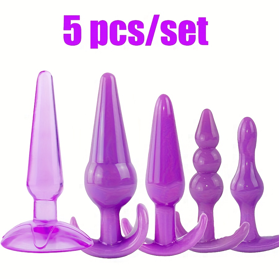 5pcs /7pcs /9pcs Anal Butt Plug Set Adult Sex Products G Spot Stimulator Realistic Dildo Penis for Women Stimulation G-Spot Female Male Sex Sexual Toys for Couple Bed Sex Game - Image 3
