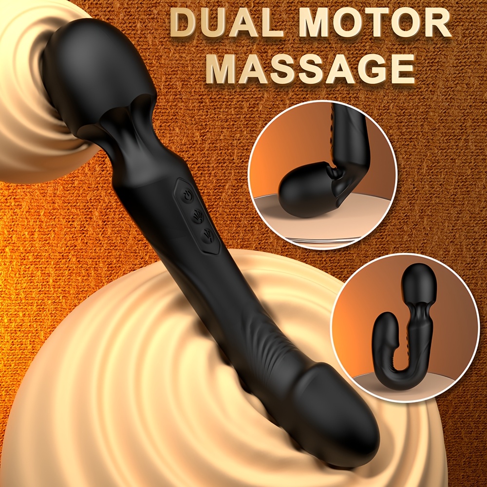 Dowerful Vibrator Dildo Dual Motor 10 Speeds G Spot Stimulator with USB Chargin…