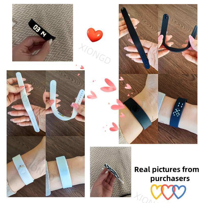 2025 New Multifunctional Simple Fashion Unisex Electronic Watch with Alarm Clock, Pedometer, Timer, Luminous, Senseless Wear Fashion Sports Multifunctional Wristwatch Holiday Gift, Suitable for Any Scene - Send a Hand Rope A - Image 16