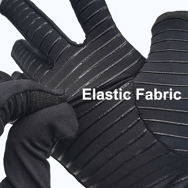 1-Pair Thermal Copper Compression Gloves - Non-Slip Touchscreen Compatible, Weather Winter Gloves Suitable for Smartphones, Tablets & for Driving (Warmth & Dexterity)