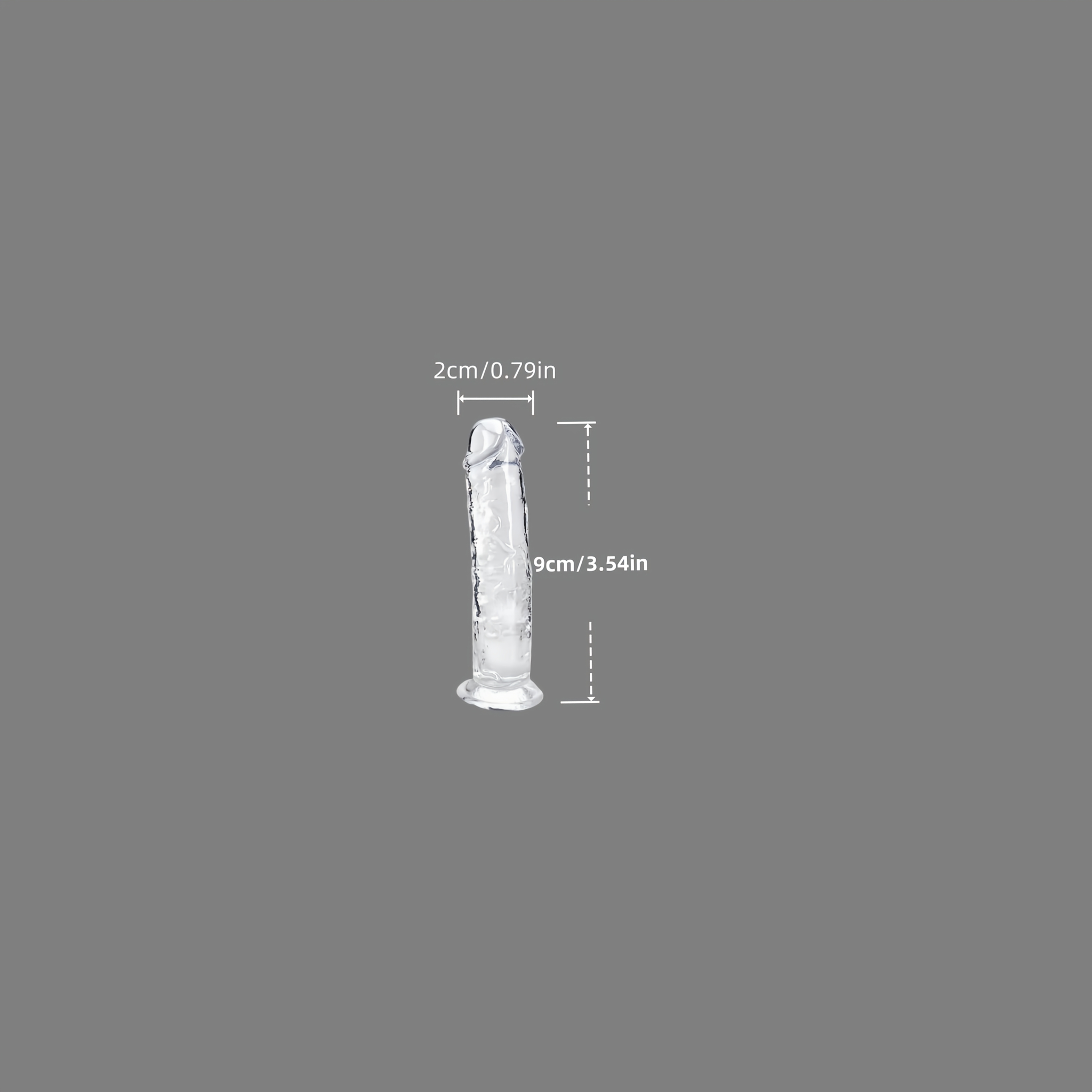 Dildo - 1pc Unisex Transparent Soft Bendable Lengthened Strong Suction Cup Dildo Male Manual Simulation Fake Dick Adult Sex Toy Valentine'S Day Gift Penis Stick Male SM Props Bedding Couple Bed Play - Image 3