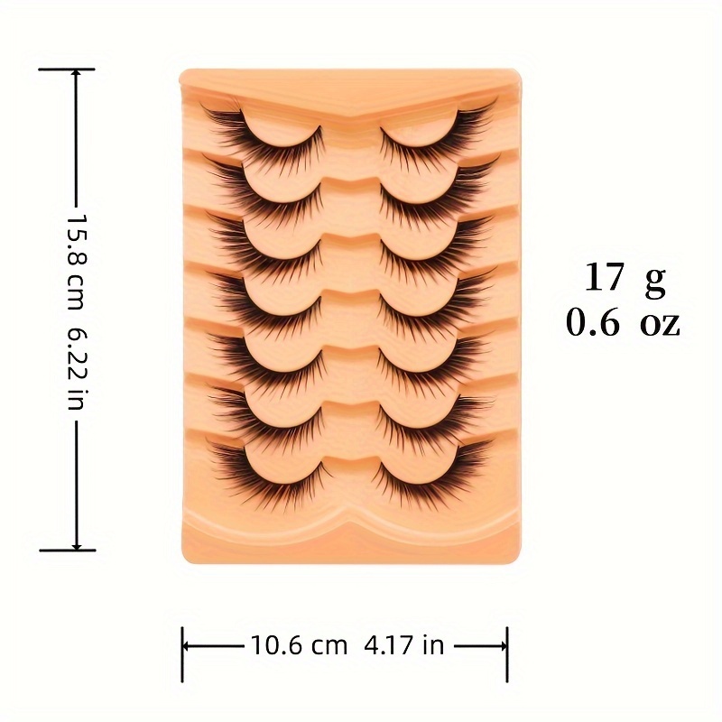 Luxurious 3D Plush Cat-Eye Fox False Eyelashes - Thick, Fluffy, And Lightweight, Perfect for Beginners | Various Reusable Styles Available (C/D Curl, 10-12Mm/16-18Mm/6-9Mm) - Image 7