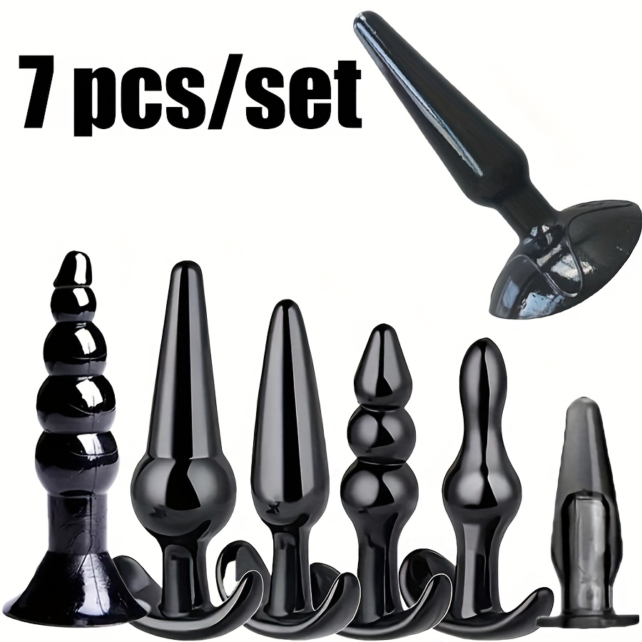 5pcs /7pcs /9pcs Anal Butt Plug Set Adult Sex Products G Spot Stimulator Realistic Dildo Penis for Women Stimulation G-Spot Female Male Sex Sexual Toys for Couple Bed Sex Game
