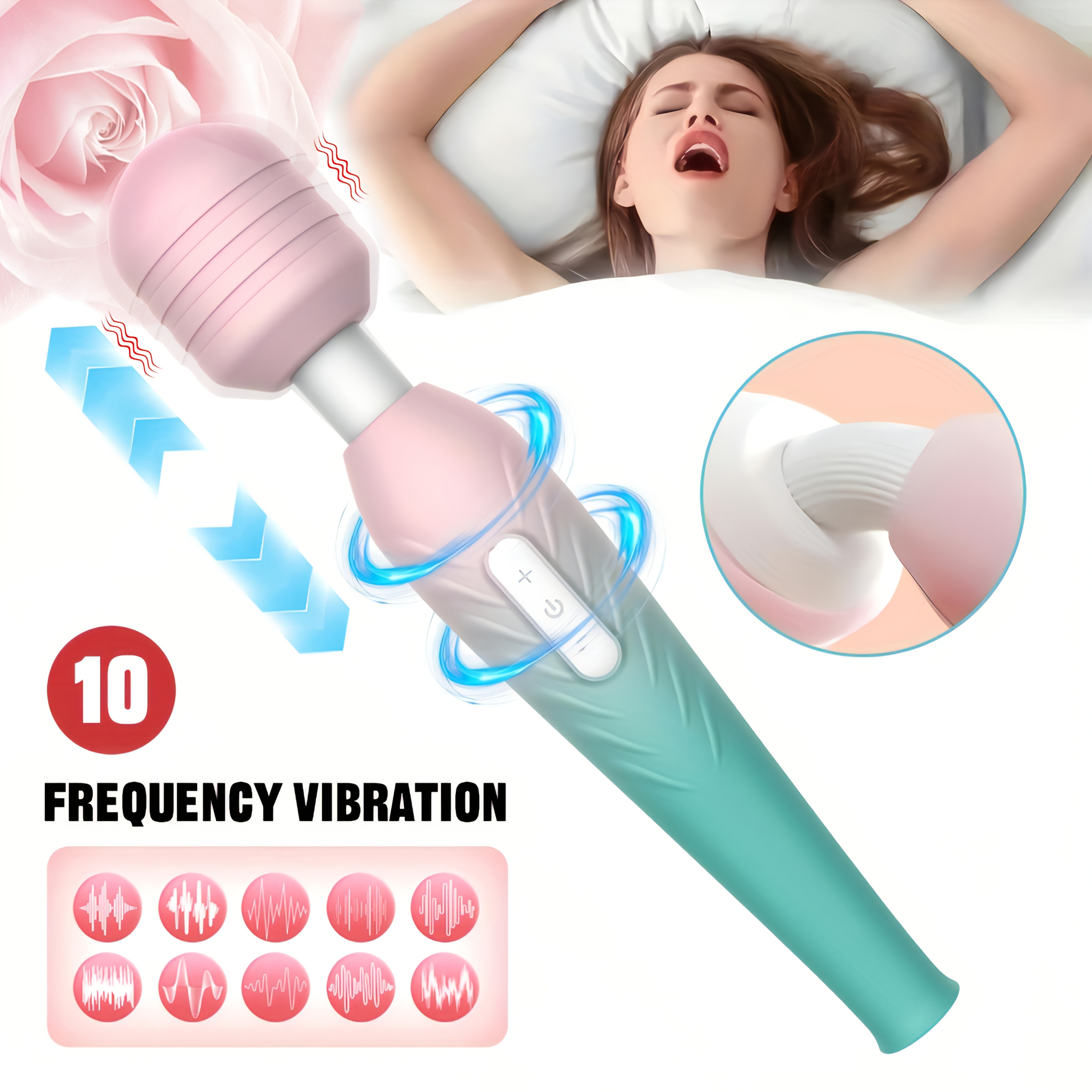 Dildo - Female Sex Toys, Dildo Female Vibrator, Adult Sex Toys, Clitoral Stimulator, 10 Frequency Vibrations, Adult Supplies, Suitable For Female Clitoris, Suitable For Male Couples To Use Halloween Gifts, Couple Sex Toys