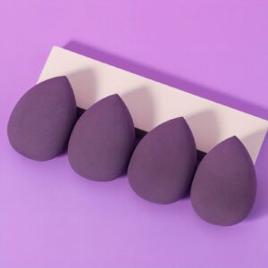 [4pcs Soft Makeup Sponges] 4/16pcs Ultra Soft Polyurethane Makeup Sponges | Professional Beauty Eggs for Foundation, Powder, BB Cream | Water-Drop Design, Unscented