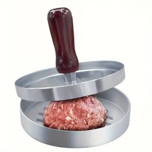 Burger Press, Non-Stick Alloy Steel Meat Press Set, for Making Beef Cheese and Vegetable Burgers, Ideal for BBQ and Cooking, 1 pc