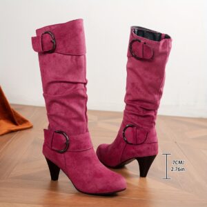 Women's New Fashion Western Mid-Calf Boots