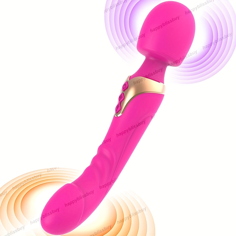 [G-Spot Vibrator] Double Head G-Spot Vibrator - Realistic Vibrating Dildo with…