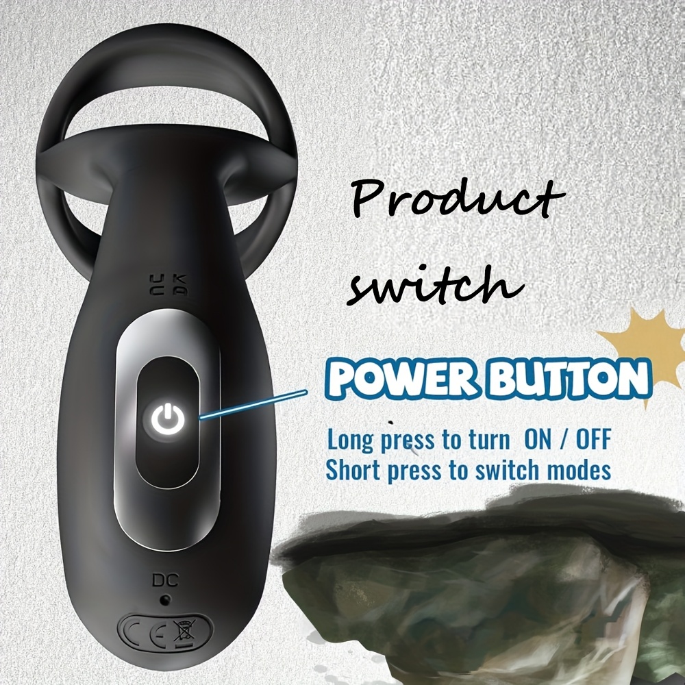 Three Motor Vibrator Prostate Massager Ring, 360°Rotate And Vibrations, 10 Vibration Modes Adult Male Sex Toy, Three Point Simultaneous Stimulation, Sex Toy for Men'S Pleasure - Image 8