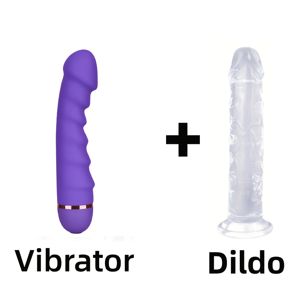 2pcs 20Modes G-Spot Vibrators And Dildo, Suitable for Vagina/Anal Use, Adult Sex Toy, Adult Masturbation Product, Adult Toy, Vibrator, Female Sex Toy (Without Batteries) - Image 7