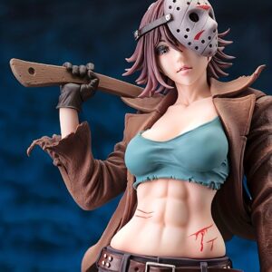A Terrifying Jason Voorhees-Inspired Female Action Figure, Complete with a Mask And Axe - Perfect for Desktop Decoration, Birthday Gifts, Esports Collectibles, Beautiful Figurines, Gifts for Boyfriends/Girlfriends, Suitable for All Seasons