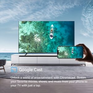 FPD 40 Inch Google TV, 1080P Full HD Smart TV with Google Play Built In Google Cast, HDR 10, Audio, Voice Remote, Stream Live Television (Palette-Series, US40GFS, 2025 Model)