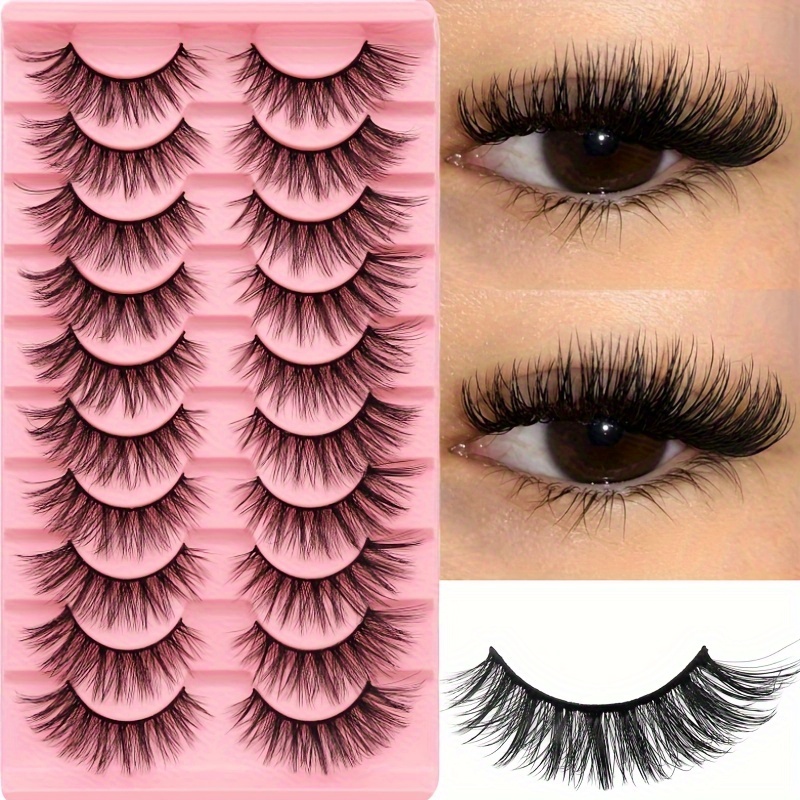 Luxurious 3D Plush Cat-Eye Fox False Eyelashes - Thick, Fluffy, And Lightweight, Perfect for Beginners | Various Reusable Styles Available (C/D Curl, 10-12Mm/16-18Mm/6-9Mm) - Image 8