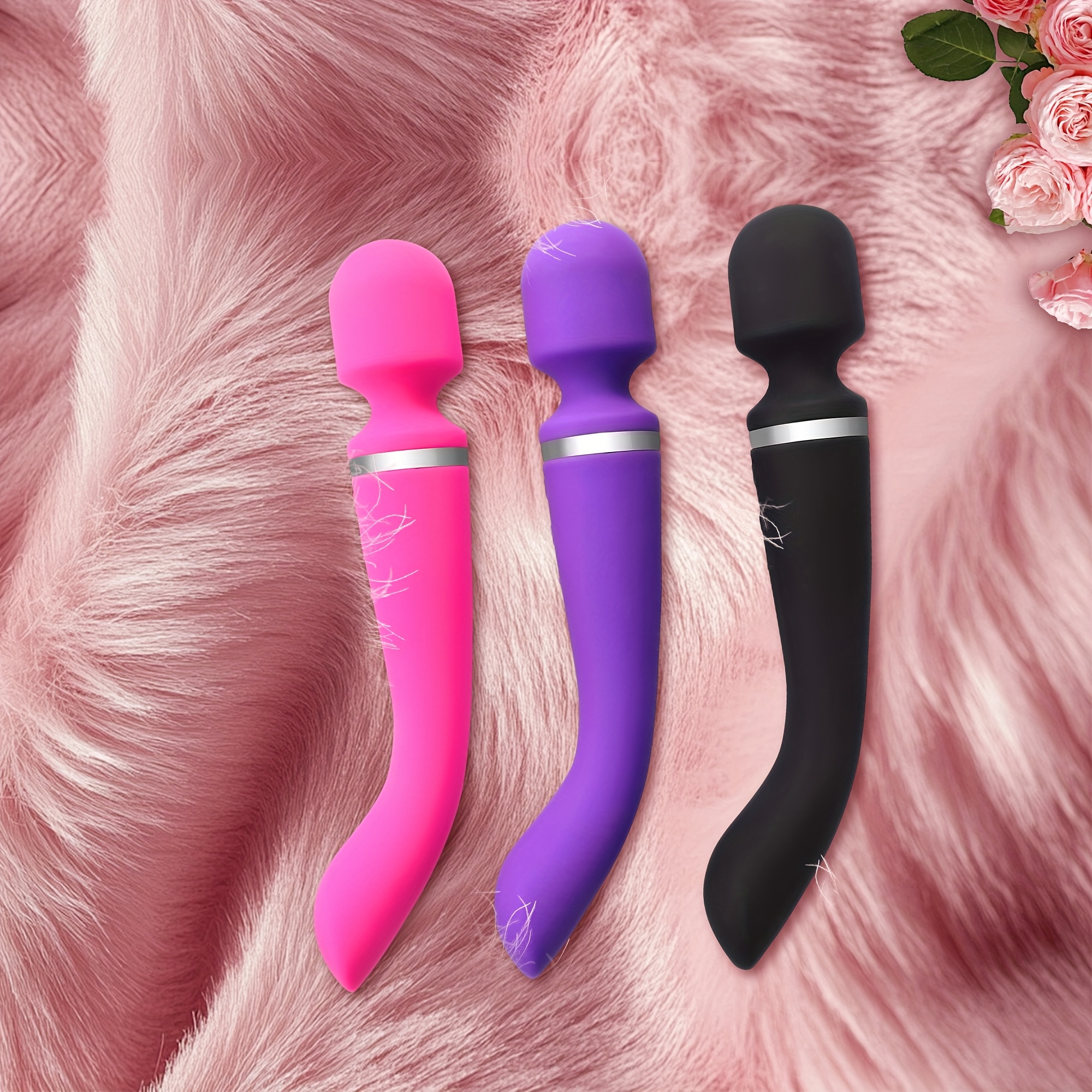 Dildo - Dual Motor Magic Wand Vibrator, 10 Modes G-Spot Massager Sex Toy, Rechargeable Lithium Battery, Clitoris Stimulator Dildo for Women, Anal Plug Toys for Adult - Image 12