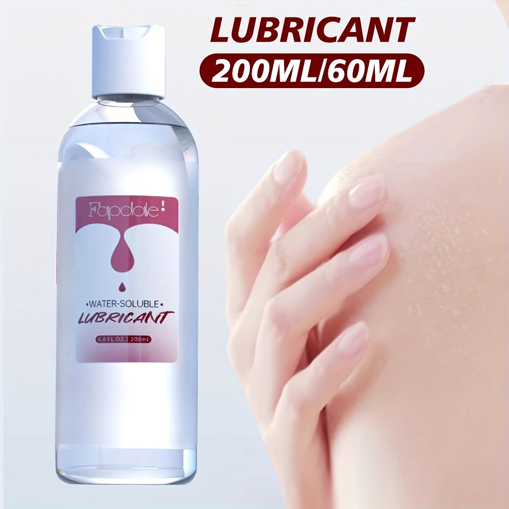 1-6 Bottles/2-20oz Water Based Lubricant Luxury Personal Gel Sex Lube Silky Smooth Long Lasting Natural Feel For Couples Men Women Gay For Intimate Moments Sex Love Toy Non-Staining Recipe Upgraded Portable Lubrication Gel 60ML/120ML/200ML - Image 13