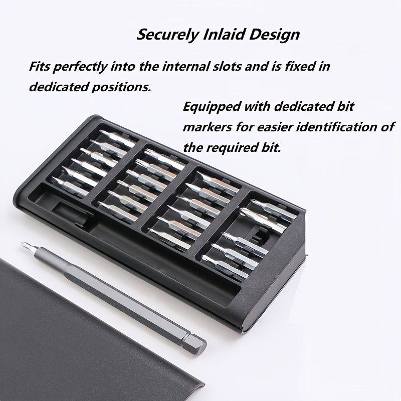 25pcs Precision Screwdriver Set, a Versatile Repair Tool Suitable for Disassembling Phones And Tablets, Made of Durable Plastic Material, No Charging Required - Features Various Screwdriver Heads, Screwdriver Set. - Image 10