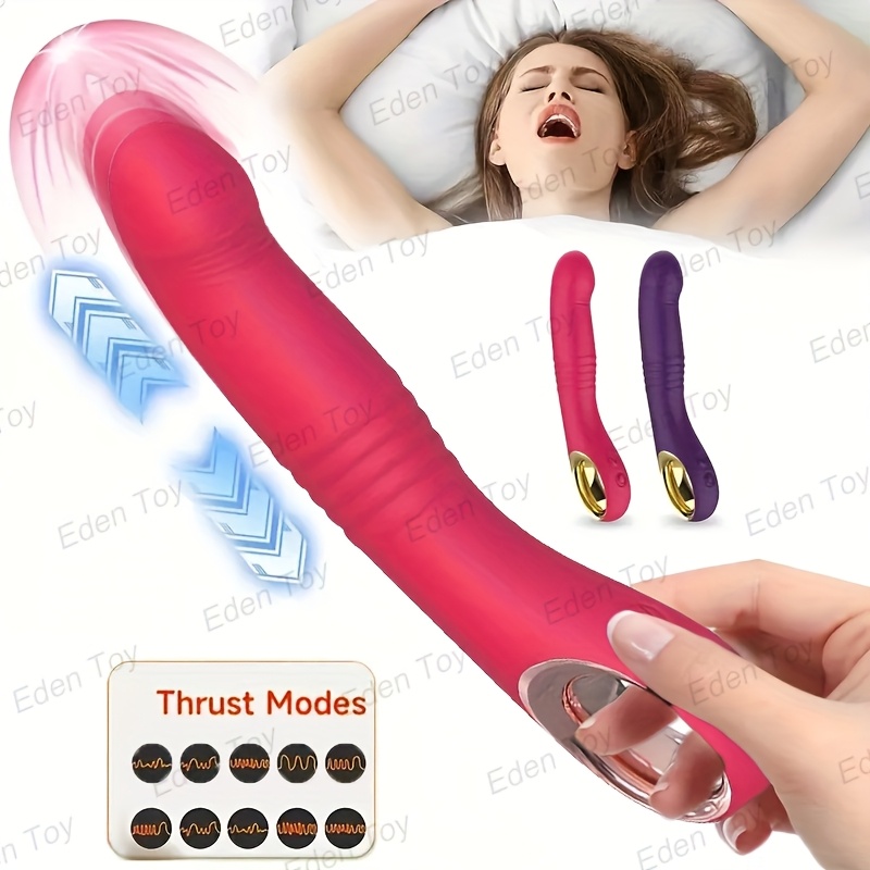 2pcs Of Powerful Vibrators + AV Wands, Sexy Toys Kit, 10 Powerful Thrusting And Vibration Modes | 1 Soft-material Impact Vibrator, 2-in-1 Adult Female Toy for Stimulating The Clitoris, Vagina, And G-spot, Suitable for Couple, Discreet Toy, Bodysafe - Image 2