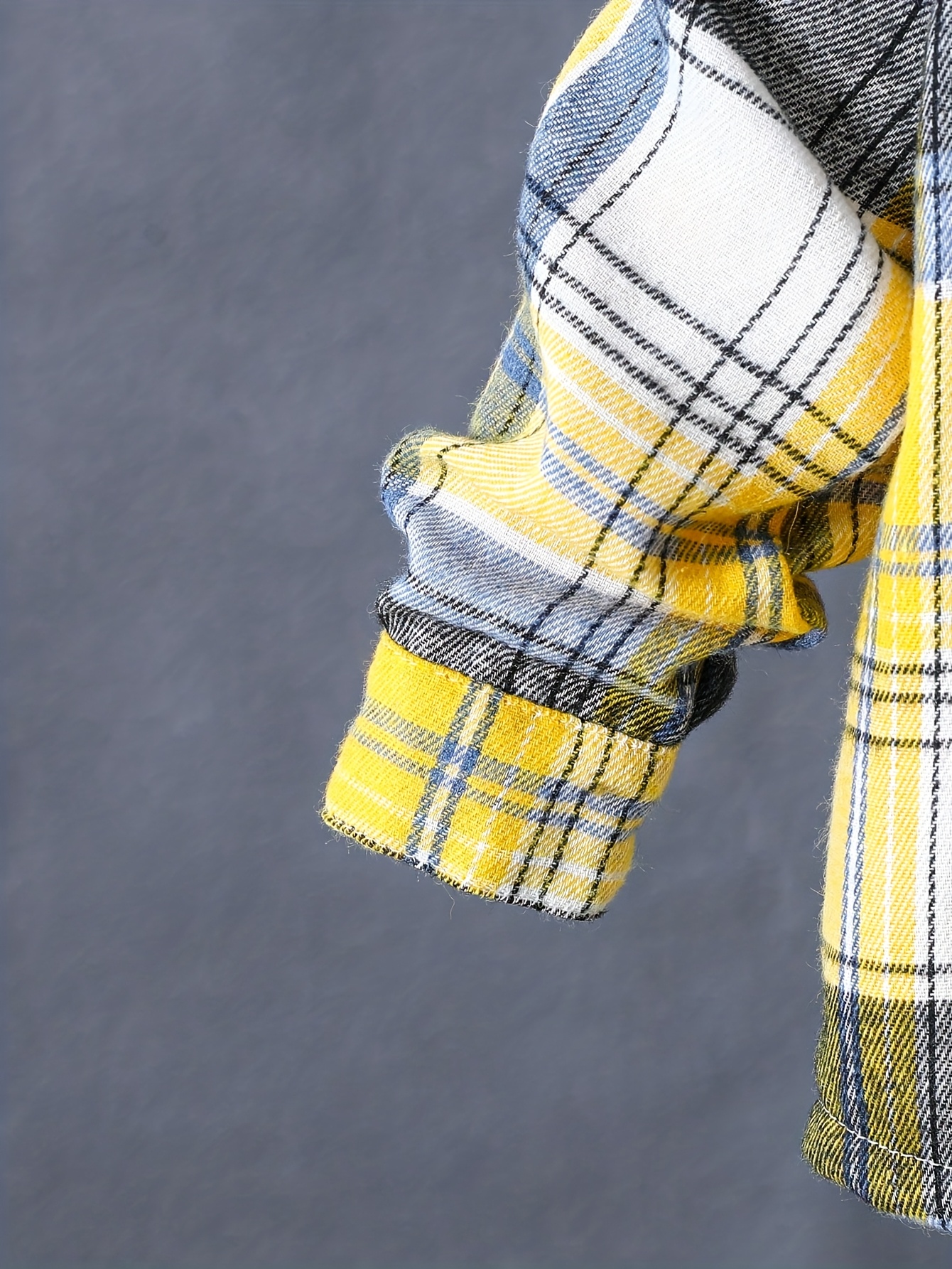 Boys' Spring/Autumn Plaid Shirt and Jeans Two-Piece Set: Fashionable Versatile Long Sleeve Top + Stretch Denim Pants for 3, 4, and Youngsters - Casual Wear, Perfect for Daily Outings and, for Outdoor, Perfect for Outdoor - Image 10