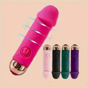 1pc bullet vibrator Rechargeable Mini Simulated dummy bullet vibrator, used for female masturbation and sexual flirting between couples, Dildo