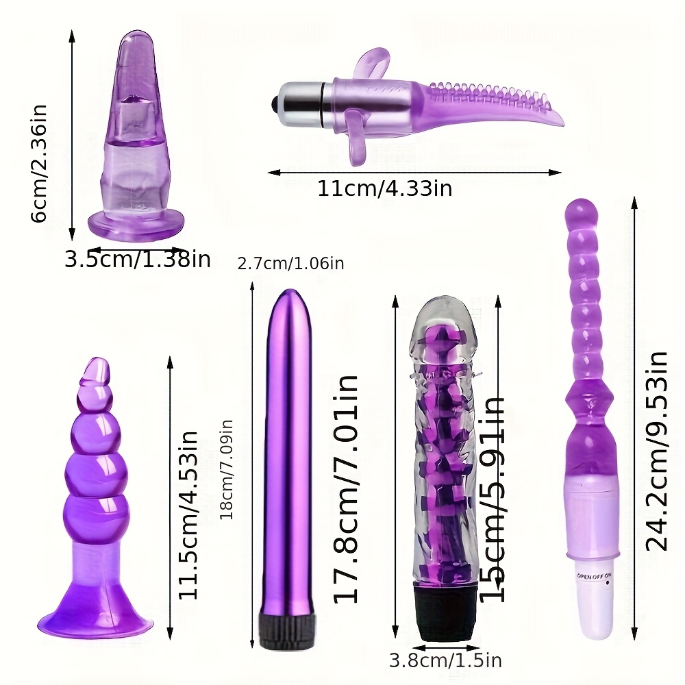 BDSM Anal Plug Vibrator Penis Rings Kit, Anal Plug Anal Beads Dildo Clit Vibrator Nipple Massager Adult Erotic BDSM Supplies Set Anal Plug Kit Sex Toys for Men And Women - Image 3