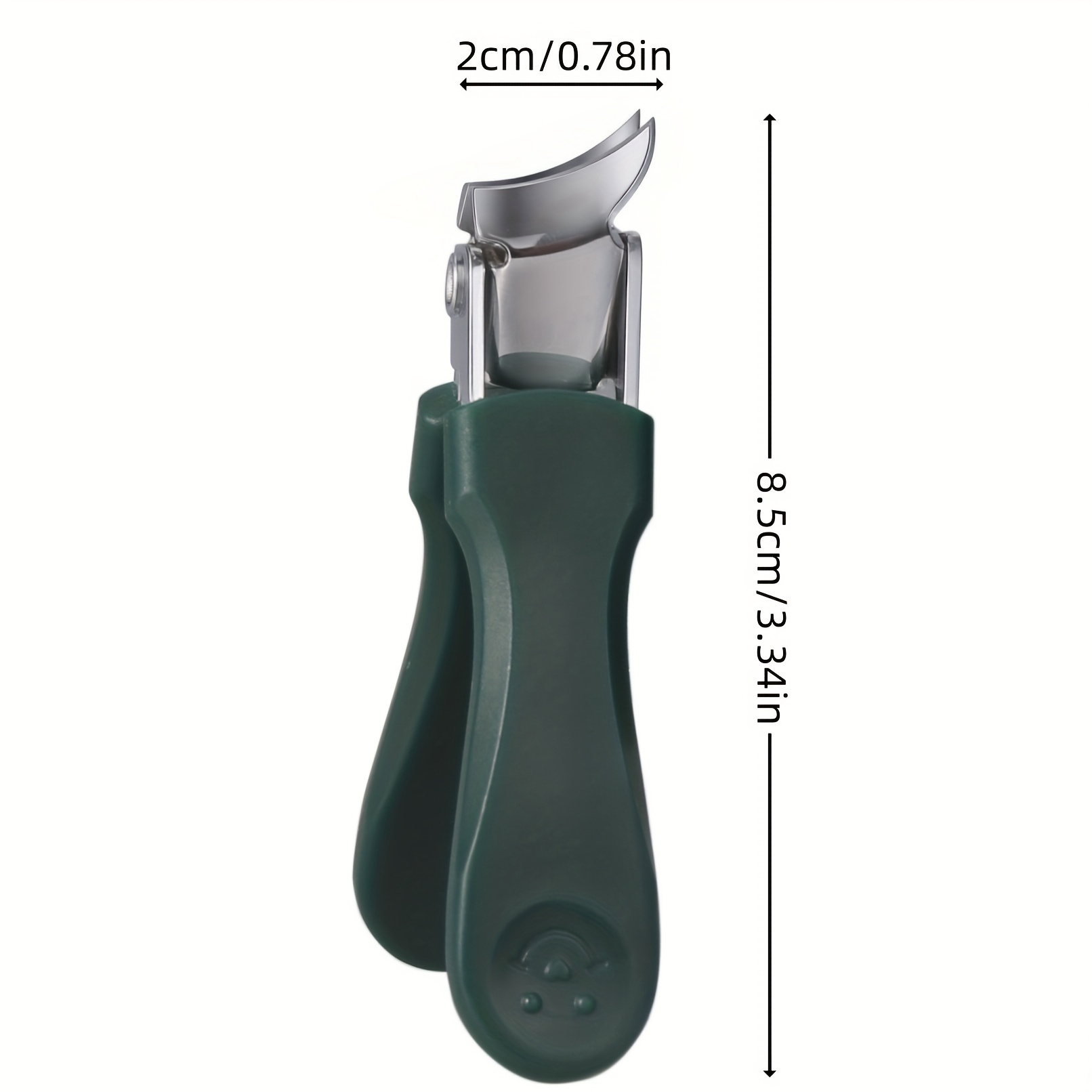 Heavy Duty Stainless Steel Toenail Clipper with Ergonomic Handle - Precision Curved Blade for Thick, Ingrown Nails & Seniors | Safe & Effortless Manicure/Pedicure Tool, Nail Care, Durable Construction, Nail Care Enthusiasts - Image 3