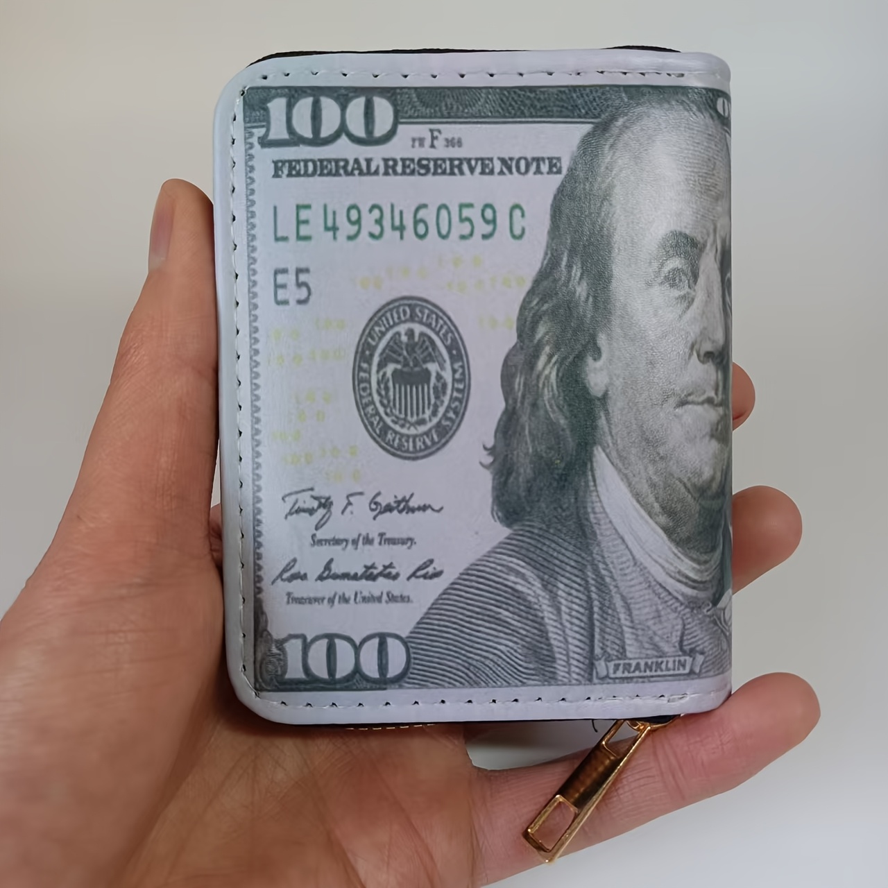 Novelty Patterned Coin Purse, USD and EUR Patterned Men's and Women's Card Bags, Holiday Gifts for Family and Friends, and Cute Credit Card Bags, Portable Wallets - Image 2