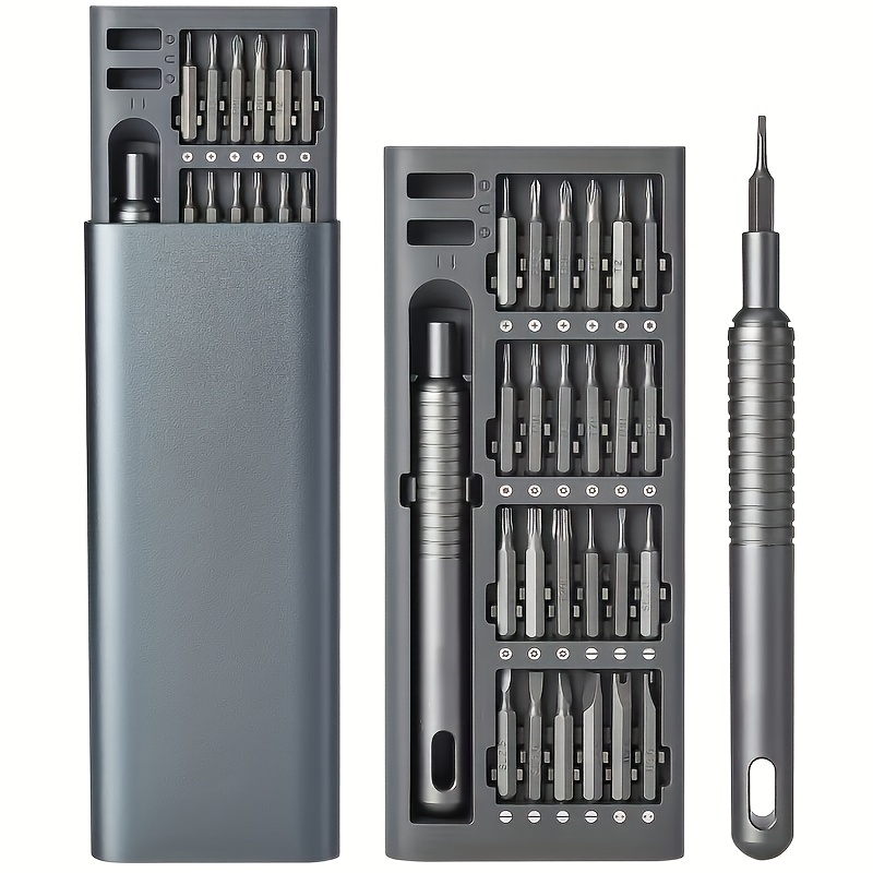 25pcs Precision Screwdriver Set, a Versatile Repair Tool Suitable for Disassembling Phones And Tablets, Made of Durable Plastic Material, No Charging Required - Features Various Screwdriver Heads, Screwdriver Set.