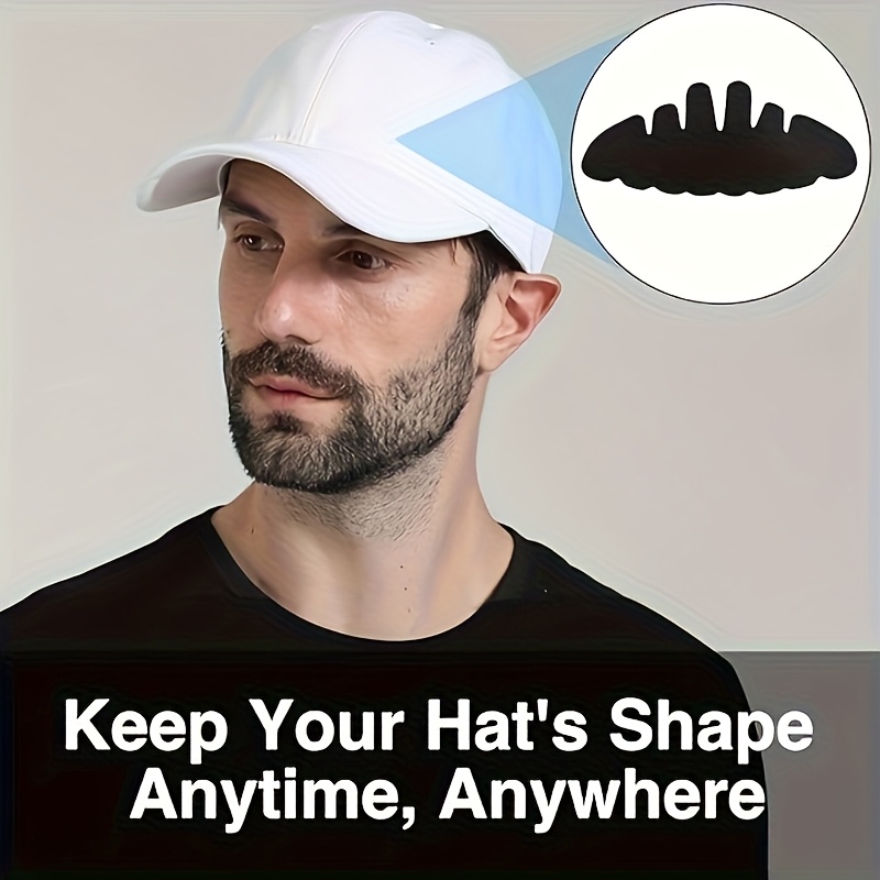 12pcs Sweat-Absorbent Baseball Cap Liners, Washable Flexible Felt Hat Shaper for Sports Hats and Outdoor Hardtops with Wide Brim - White/Black (6pcs White + 6pcs Black) = 12pcs - Image 8