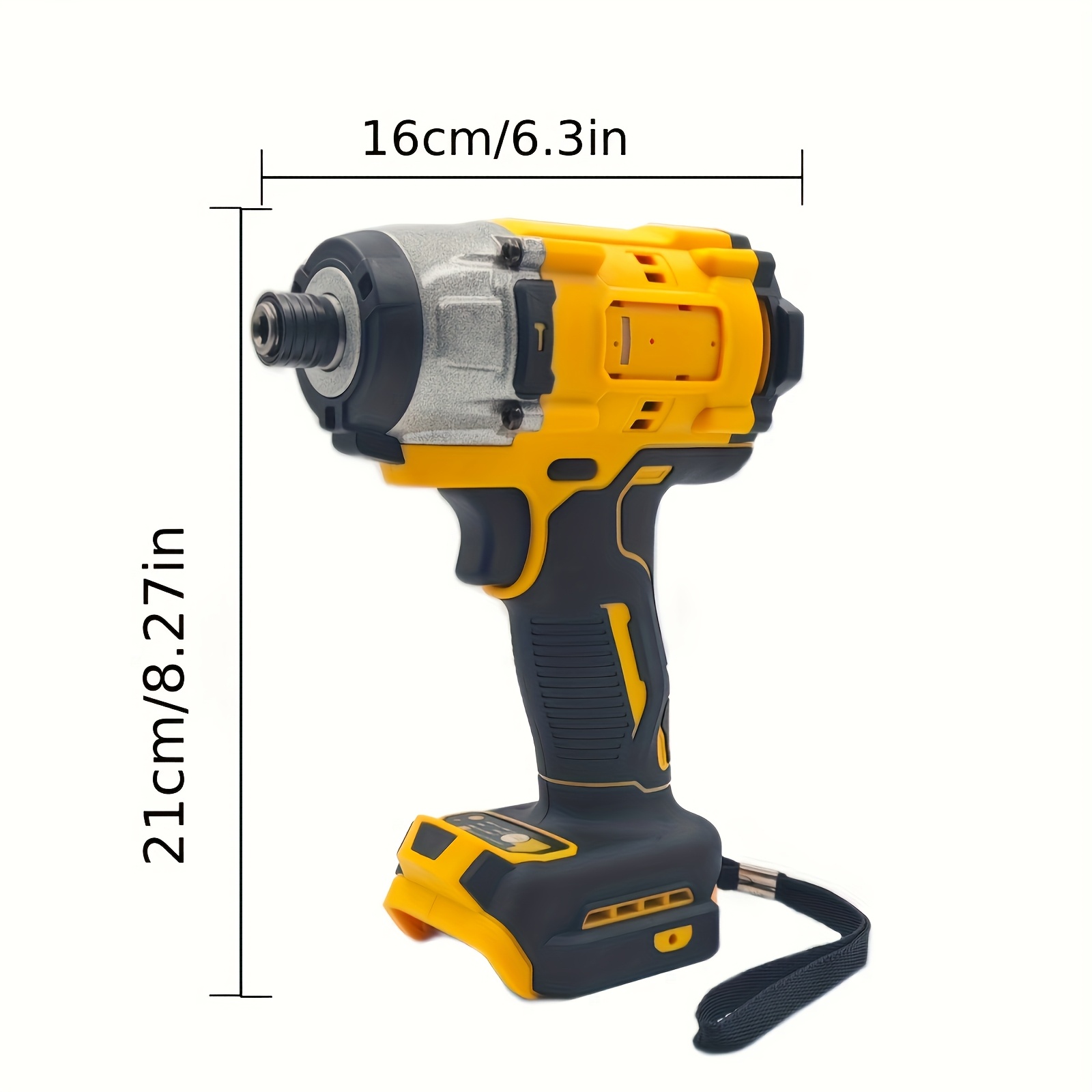 Brushless Impact Driver & Hammer Drill Combo Kit for Dewalt 20V Batteries - Cordless Lithium-Ion Tool Set with High-Capacity Batteries, Ergonomic Grip & Compact Case for Auto Repair, Home Improvement - Image 11