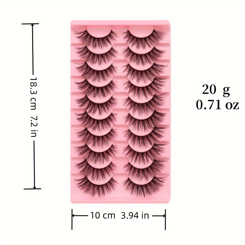 Luxurious 3D Plush Cat-Eye Fox False Eyelashes - Thick, Fluffy, And Lightweight, Perfect for Beginners | Various Reusable Styles Available (C/D Curl, 10-12Mm/16-18Mm/6-9Mm) - Image 5