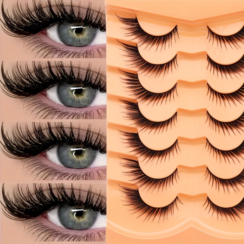 Luxurious 3D Plush Cat-Eye Fox False Eyelashes - Thick, Fluffy, And Lightweight, Perfect for Beginners | Various Reusable Styles Available (C/D Curl, 10-12Mm/16-18Mm/6-9Mm) - Image 2
