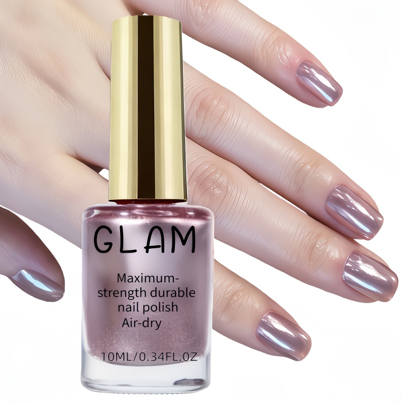 CLAM Premium Rose Golden Nail Polish - Quick-drying Natural Nail Art with Long-lasting Shine, Nail Strengthener for All Hands and Feet, Salon-quality Nail Design, Enhances Nail Toughness, Nail Art Supplies, Nail Technician Accessories, High-end - Image 6