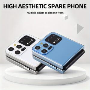 Dual-sim Flip Phone | 2G Network, 1350mAh Battery, Features Entertainment, Tools, File Management, Information, Multimedia, Settings, Contacts, Audio Player, FM Radio, Camera, Calls, USB Type-C Charging