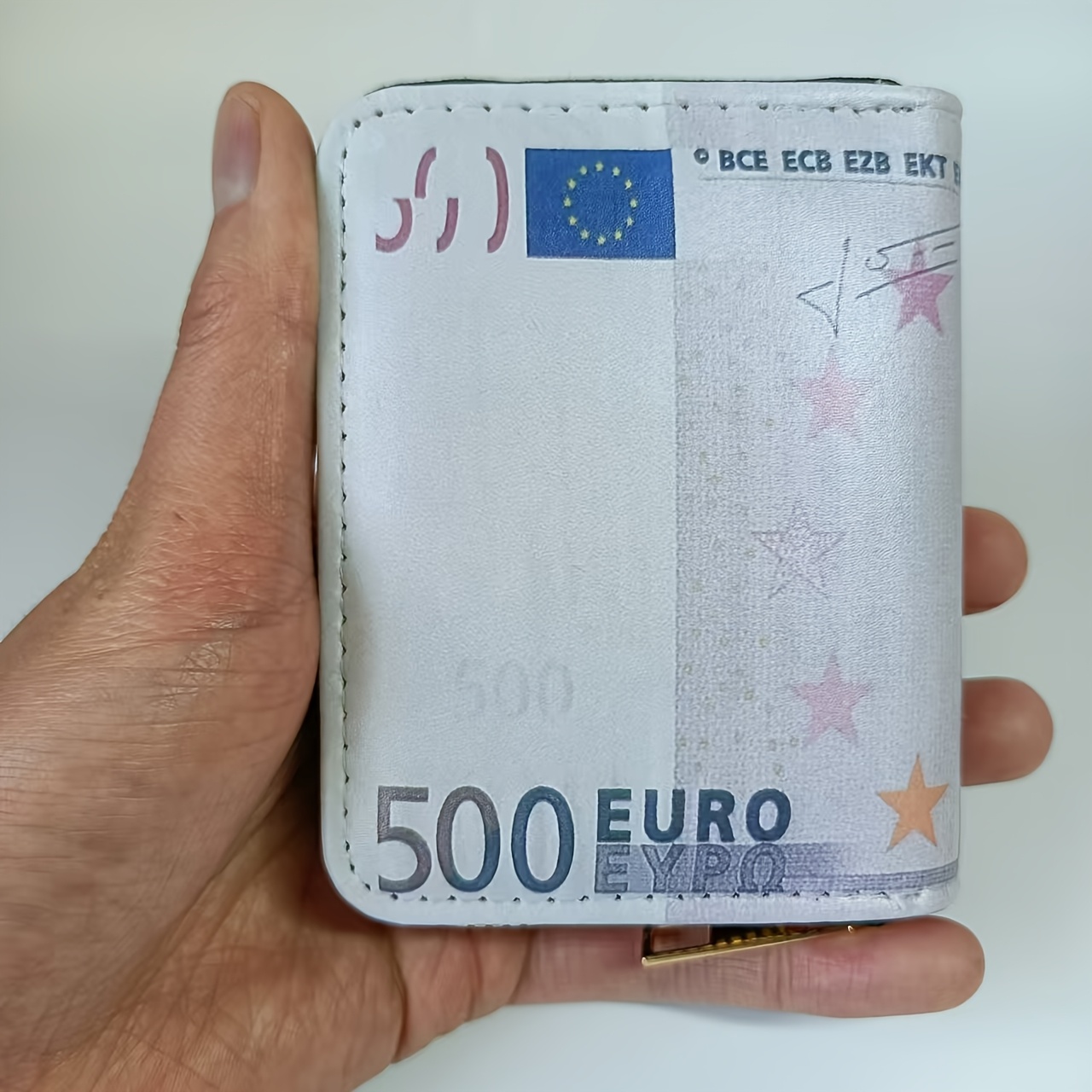 Novelty Patterned Coin Purse, USD and EUR Patterned Men's and Women's Card Bags, Holiday Gifts for Family and Friends, and Cute Credit Card Bags, Portable Wallets - Image 9