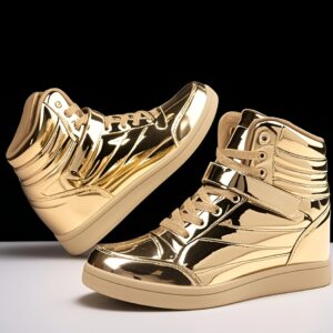 Women'S High-top Ankle Support Sneakers Colorful Invisible Wedges Vintage 80s Tennis Shoes Girls Role Play Detachable Insole Backpack Boots