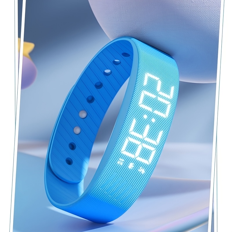 2025 New Multifunctional Simple Fashion Unisex Electronic Watch with Alarm Clock, Pedometer, Timer, Luminous, Senseless Wear Fashion Sports Multifunctional Wristwatch Holiday Gift, Suitable for Any Scene - Send a Hand Rope A - Image 12