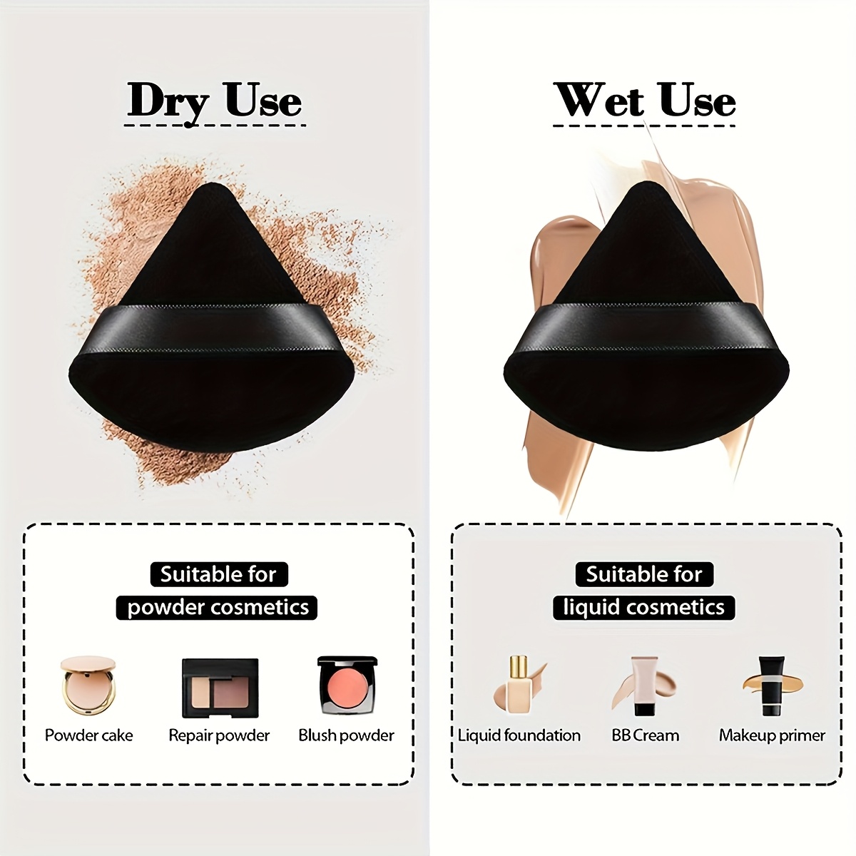 47pcs Professional Makeup Brush & Contour/Concealer Sponge Kit - Expandable Case with Retractable Brushes, Super Soft Nylon Bristles Suitable for Foundation, Powder, Highlight, Eyeshadow - Full-Size Travel-Friendly Beauty Set for Beginners & Pros - Image 2