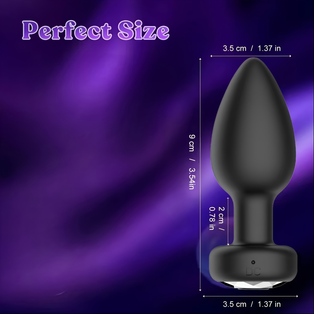 Anal Plug Adult Sex Toy, Adult Sex Toys And Games for Men Women, 10 Frequency Vibration, Small Butt Plug for Female Male Prostate Massage Vibrating Anal Sex Toys for Couple - Image 3