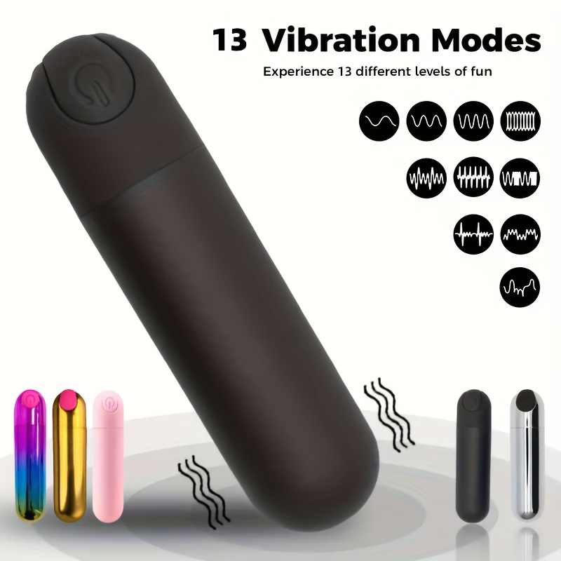 1pc Rechargeable Vibrator, 13 Frequencies, Mini Female Adult Toy for Women'S Masturbation And Massage, Powerful Vibration, Sex Toy, Adult Product, Adult Toy, Masturbation Supplies, Female Sex Toy