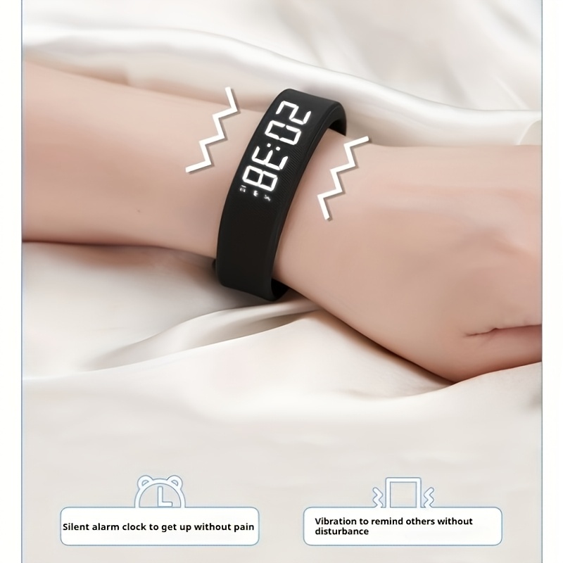 2025 New Multifunctional Simple Fashion Unisex Electronic Watch with Alarm Clock, Pedometer, Timer, Luminous, Senseless Wear Fashion Sports Multifunctional Wristwatch Holiday Gift, Suitable for Any Scene - Send a Hand Rope A - Image 14