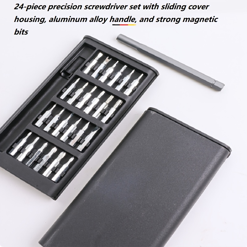25pcs Precision Screwdriver Set, a Versatile Repair Tool Suitable for Disassembling Phones And Tablets, Made of Durable Plastic Material, No Charging Required - Features Various Screwdriver Heads, Screwdriver Set. - Image 2