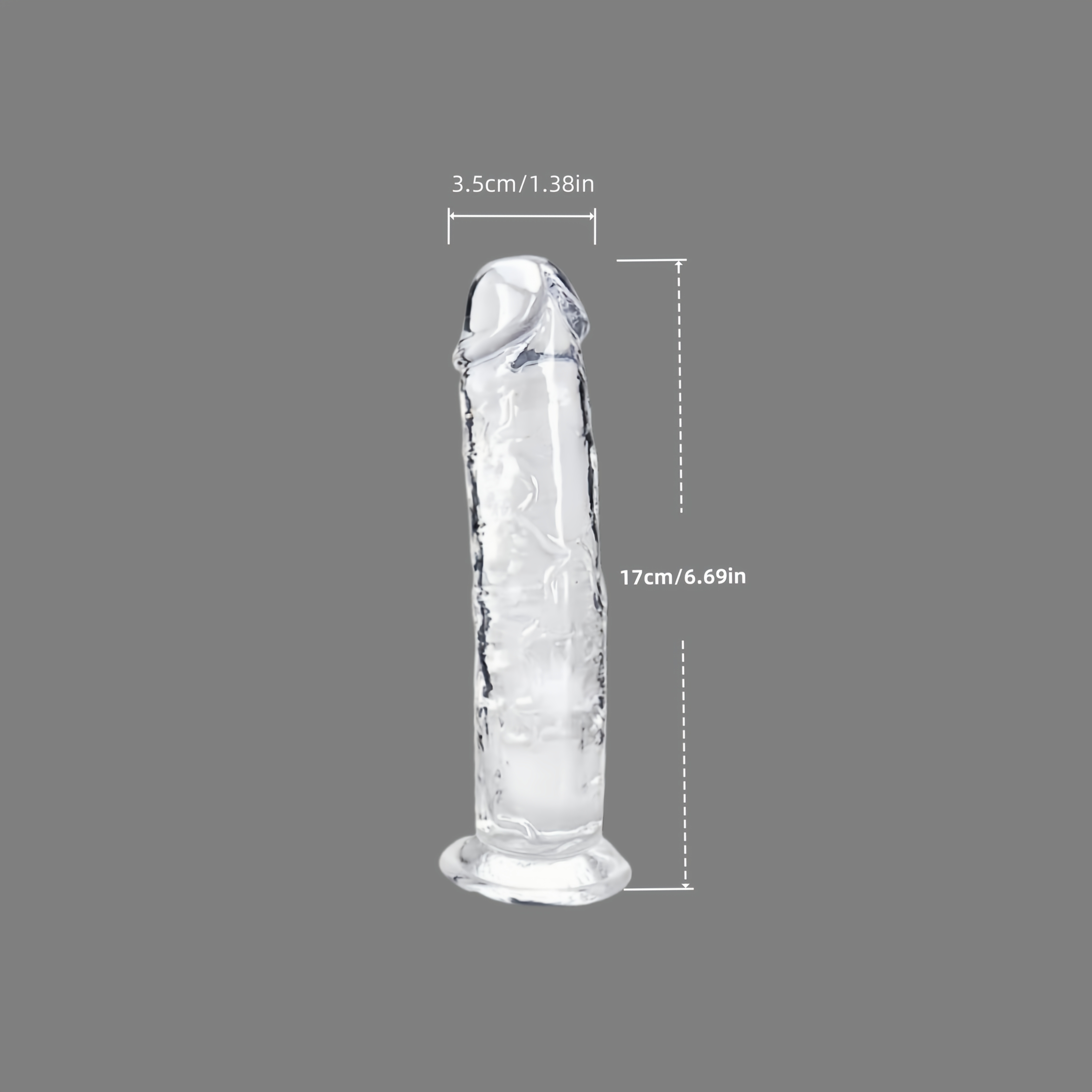 Dildo - 1pc Unisex Transparent Soft Bendable Lengthened Strong Suction Cup Dildo Male Manual Simulation Fake Dick Adult Sex Toy Valentine'S Day Gift Penis Stick Male SM Props Bedding Couple Bed Play - Image 9