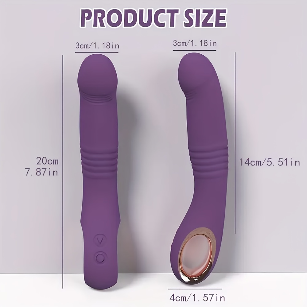 2pcs Of Powerful Vibrators + AV Wands, Sexy Toys Kit, 10 Powerful Thrusting And Vibration Modes | 1 Soft-material Impact Vibrator, 2-in-1 Adult Female Toy for Stimulating The Clitoris, Vagina, And G-spot, Suitable for Couple, Discreet Toy, Bodysafe - Image 4