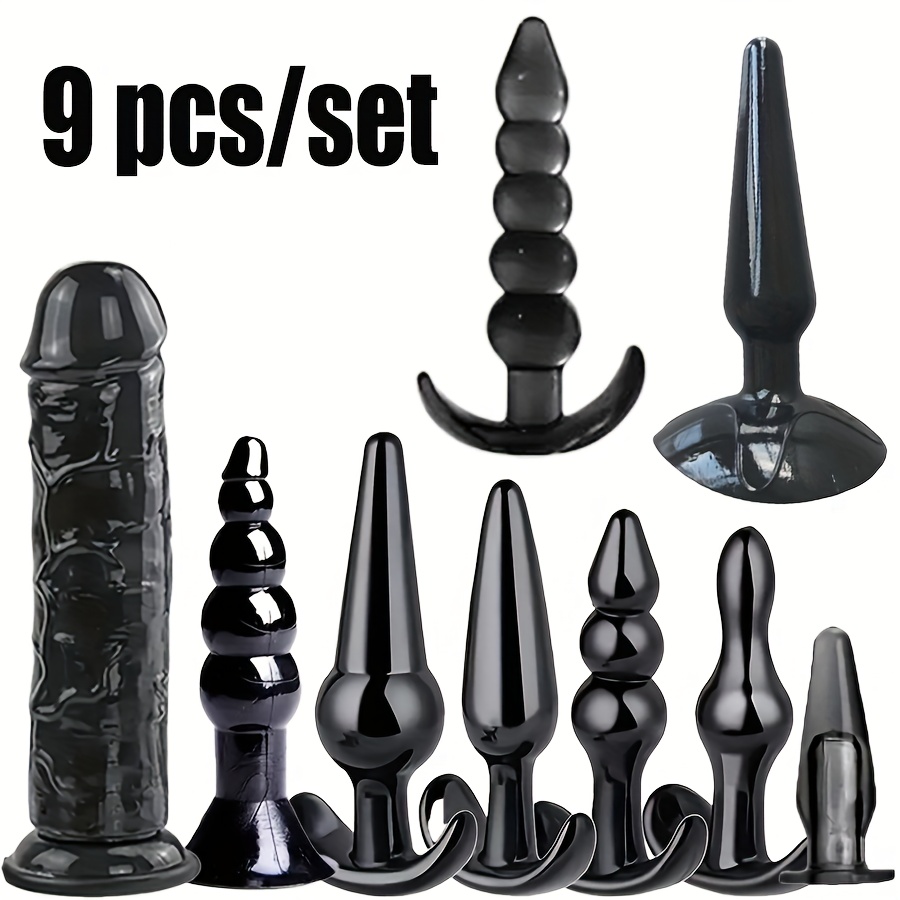 5pcs /7pcs /9pcs Anal Butt Plug Set Adult Sex Products G Spot Stimulator Realistic Dildo Penis for Women Stimulation G-Spot Female Male Sex Sexual Toys for Couple Bed Sex Game - Image 11