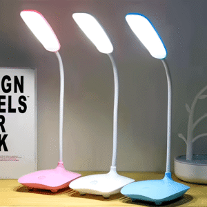 [Eye-Protection LED Lamp] LED Desk Lamp | Eye Protection, USB Charging, Touch Dimming - Dormitory Bedroom Bedside Study Reading Lamp (1pc, Pink/White/Blue) - Christmas Gift