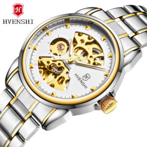 Men'S Automatic Mechanical Watch | Transparent, Alloy Case, Fashion New Hollow Design