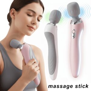 Handheld Wireless Personal Massage Stick, Neck, Back, Shoulder, Waist, Leg Muscle Massager, Portable Full Body Massager, Relieves, Rechargeable Body Massager, Birthday Gift, Christmas Gift, Holiday Gift, Give It to Her